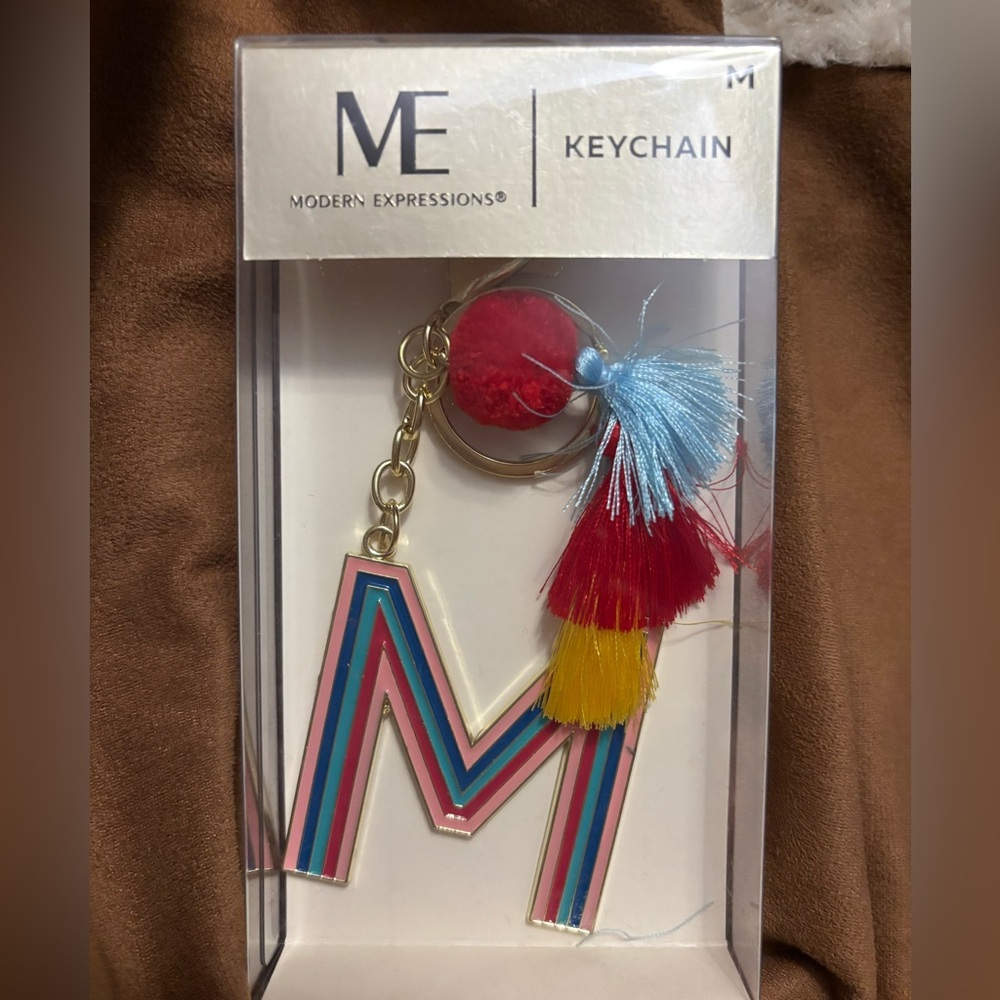 ME Modern Expressions M Keychain